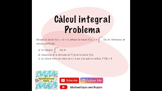 Càlcul integral  Problema 1 [upl. by Harvison246]