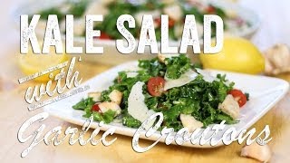 Kale Salad with Garlic Croutons Recipe Bits amp Pieces  Season 1 Ep 5 [upl. by Omura]