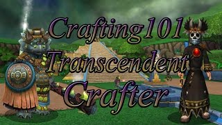 Crafting101  Transcendent Crafter  Wizard101 [upl. by Fusco]