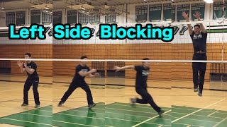 Outside Hitter Blocking Technique part 12  How to BLOCK a Volleyball Tutorial [upl. by Rubia]