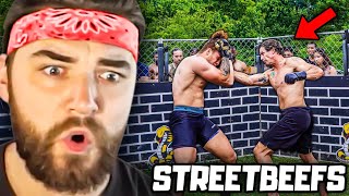 KingWoolz Reacts to STREETBEEFS CHAMPION FIGHT KOs CRAZY [upl. by Barn]