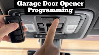 2019  2022 Chevy Silverado Garage Door Opener Programming  How To Program Silverado Door Opener [upl. by Cristy]