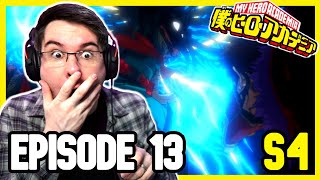 DEKU VS OVERHAUL  My Hero Academia Season 4 Episode 13 REACTION  Anime Reaction [upl. by Elie]