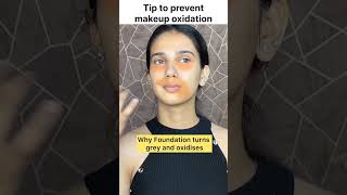 Tip to prevent makeup oxidation makeuptips hacksfoundation oxidationviralshort makeuphacksyt [upl. by Adna]