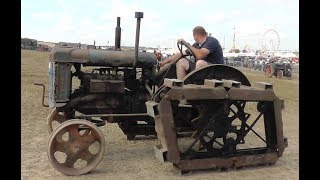 Square Wheeled Tractor  Great Dorset Steam Fair England 2017 [upl. by Polard]