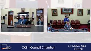 City of KalgoorlieBoulder Live Stream  Agenda Briefing  21 October 2024 [upl. by Llertnod]