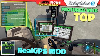 FS22 ★ TOP ★ RealGPS MOD SCRIPT  Farming Simulator 22 New Mods Review 2K 60Hz [upl. by Arst]