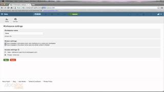 Configuring Workspace Settings  Workspaces In Podio [upl. by Novehs]