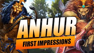 ANHUR feels SO GOOD in SMITE 2 [upl. by Honebein]