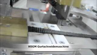 HSGM Gurtschneidemaschine [upl. by Eanram]