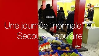 Présentation de quotUne journée normale au Secours Populairequot [upl. by Eladnor]