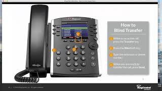 Transferring Calls Desk Phone and App  RingCentral Tutorial [upl. by Meisel]