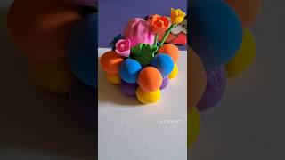 Make Clay showpiece clayshorts claydecoration shorts [upl. by Ahsiliw]