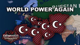 HOI4 Kaiserreich Ottoman Empire Becomes A Superpower Again Timelapse [upl. by Ahsat]