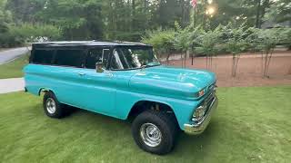 1961 GMC Suburban 4x4 Complet Frame off Restoration [upl. by Fast]