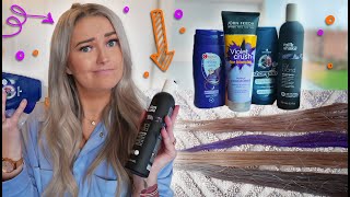 Wat is de beste zilvershampoo Schwarzkopf Kruidvat JohnFrieda Milkshake keijzersterk DIY [upl. by Giesser]