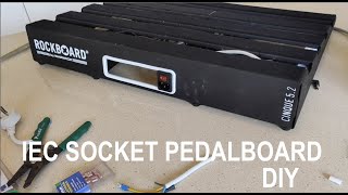 CHEAP PEDALBOARD IEC POWER SOCKET amp SWITCH  DIY [upl. by Abih]