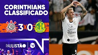 RÓGER GUEDES FAZ DOIS CÁSSIO DEFENDE PÊNALTI E TIMÃO SE CLASSIFICA  CORINTHIANS 3X0 MIRASSOL [upl. by Greiner]