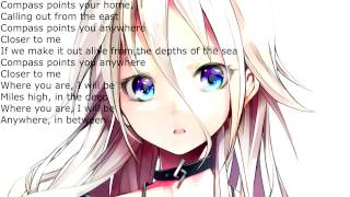 Nightcore  Compass Louis The Child Remix Lyrics [upl. by Jolie]