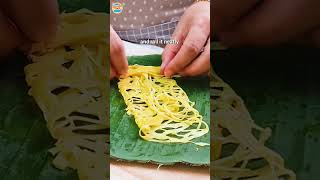 Special Malaysian Crepes  Roti Jala  Lace Crepes recipes food cooking crepes yummy ASMR [upl. by Itnahs]