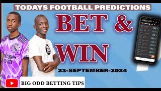 FOOTBALL PREDICTIONS TODAY 2392024 SOCCER PREDICTIONS TODAY  BETTING TIPS footballpredictions [upl. by Dwight76]