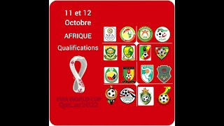 Pronostics Foot Qualifications Afrique Coupe du Monde 2022 11 et 12 Octobre [upl. by Yelhs]