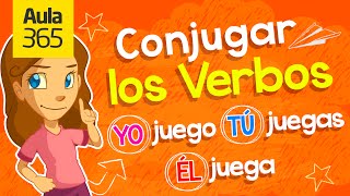 ¿Cómo se Conjugan los Verbos  Videos Educativos Aula365 [upl. by Cloris270]