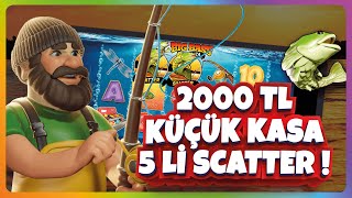 SLOT OYUNLARI BIG BASS BONANZA  2000 TL KÜÇÜK KASA 5 Lİ SCATTER slotoyunları casino slots [upl. by Aidaas]