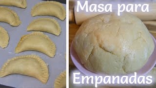 Masa Para Empanadas Saladas  Mi Cocina Rápida [upl. by Travus457]