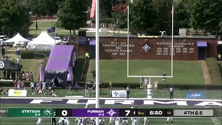 SoCon Football Furman vs Stetson [upl. by Ehtiaf]