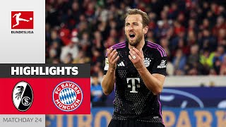 Late Equalizer  SC Freiburg  FC Bayern München  Highlights  MD24 – Bundesliga 2324 [upl. by Auos354]