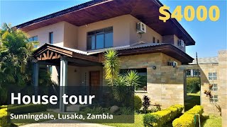 Inside a 4000💰 per month Luxury Four bedroom House🏡 Sunningdale Lusaka Zambia 📌 [upl. by Eeb]