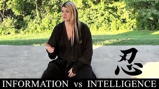 Difference Between Information Intelligence amp Counterintelligence  Ninjutsu Espionage Training [upl. by Olumor]