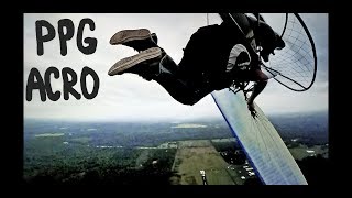 Paramotor Acro Tricks Wingovers Barrel Rolls Hard Turns [upl. by Annaya160]