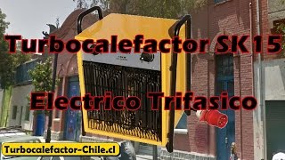 Turbo Calefactor electrico 15KW ModSk15 Pctronix Chile [upl. by Hannibal]