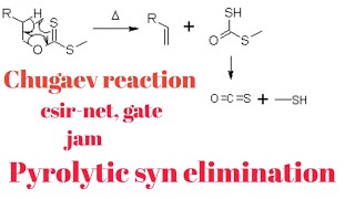 Pyrolytic syn elimination question from csirnet exam [upl. by Mavis498]