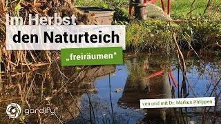 Gartenteich richtig reinigen – Tipps für den Herbst  gardify Tipps [upl. by Mehalick]