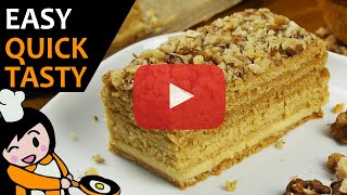 Marlenka Recipe  Medovik Recipe  How to make Marlenka  How to make Medovik Cake  Recipe Videos [upl. by Drice977]