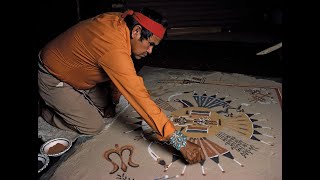 MANDALA  a universal form of art SAND PAINTINGS of the Navajo and Tibetan [upl. by Ahseinaj]