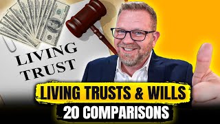 Living Trusts vs Wills  20 Points of Comparison [upl. by Glass828]