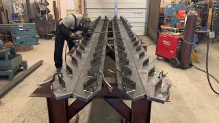 Building steel stair stringers Tutorial PART 2 of 2 [upl. by Yblocaj532]