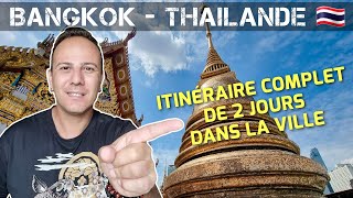 Itinéraire complet de 2 jours à Bangkok en Thaïlande [upl. by Ellehsat]