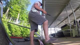 Crappie Fishing Old Hickory Lake 52018 [upl. by Anorahs]