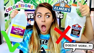 ELMERS CLEAR GLUE INSTANT CLEAR SLIME WITH NEW ELMERS CLEAR GLUE 100 HONEST GLUE TEST FOR SLIME [upl. by Nekciv]