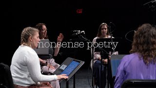 2024 KEAR Zac Flasch  nonsense poetry  Quince Ensemble [upl. by Anilec696]