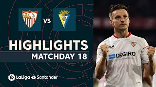 Resumen de Sevilla FC vs Cádiz CF 10 [upl. by Phia]