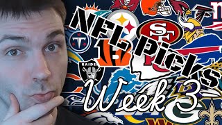 2024 NFL Week 3 Game PREDICTIONS Who Will WIN [upl. by Nimar]