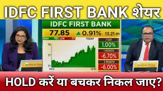 🔴IDFC first bank share news  IDFC first bank stock analysis  IDFC first bank share Target [upl. by Ykceb]