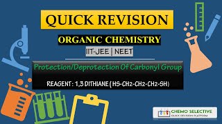 Protection And Deprotection Of Carbonyl Group  13 Dithiane  All Types Of Example  IITJEE  NEET [upl. by Mimajneb]