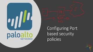 Configuring Port based security policies in the Palo Alto [upl. by Shanks]